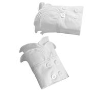 Beaupretty 1 Par Mangas decorativas de manguito puños de mangas falsas muñequeras manga del brazo puños de mujer para la muñeca muñequera para mujer tela