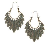 Beaupretty 1 Par Pendientes Étnicos para Mujer y Niña Pendientes Colgantes Boho para Ocasiones Especiales