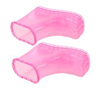 Beaupretty 1 Par Zapatos En Remojo Zapatos Para Los Pies Tobillo Bañera De Remojo Pies Portátil Diluvio Empapadores De Baño De Polivinilo Rosado