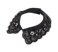 Beaupretty 1 Pieza Collar Falso Retro Desmontable para Mujeres Blusa de Vintage Arco Natural para Camisas