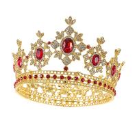 Beaupretty 1 Pieza de de imitación de aleación coronas para novias novia de oro para mujer gótica mujer para novia sombreros de de moda