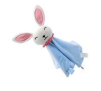 Beaupretty 1 pieza Toalla de Consuelo para Bebés con Muñeco de Peluche Azul de Juguete y Sensorial para y Infantil