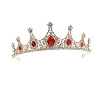 Beaupretty 1 Unid Retro Rhinestone Crown Elegante Novia Tocado Estilo Barroco Estilo Tiara