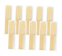 Beaupretty 10 Cañas para Clarinete Profesionales, Hechas a Mano, sin Rebabas, Tamaño 2.5 Mm para Músicos Clarinetistas Expertos