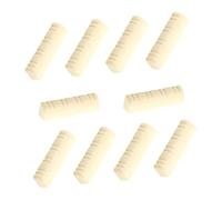 Beaupretty 10 Piezas Almohada de Mandolina Partes de Mandolina Cejuela de Guitarra Acústico Guitarra Eléctrica Banjo Ukelele Bricolaje Reemplazo de Cejuela Color Mellow