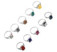 Beaupretty 10 Piezas Anillos Vintage Apilables para Mujeres Anillos de Decorativos Accesorios de Joyería Punk para Ocasiones