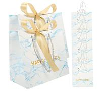 Beaupretty 10 Piezas Bolsa de christmas bag bolsas navideñas bags bolsas de tiempos felices infantiles bolsas de bienvenida de boda bolsas de favor de la boda papel