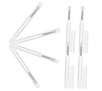Beaupretty 10 Piezas Juego De Pinceles Para Labios Pincel De Delineador De Labios Aplicador De Maquillaje Kit Para Hacer Brillo De Labios Exfoliante Labial Blanco El Plastico