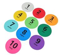 Beaupretty 10 Piezas Marcadores Planos de Fútbol para Entrenamiento de Agilidad Material PVC, Portátiles y Fáciles de Transportar, Ideales para Ejercicios Infantiles y Prácticas Deportivas