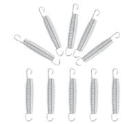 Beaupretty 10 Piezas Resortes Metálicos Galvanizados Accesorios Resistentes y Convenientes para Trampolín Gancho Muelles de Tensión Gruesos para Camas Elásticas