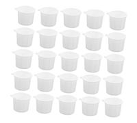 Beaupretty 100 Piezas Cajas Miniatura para Comida para Muñecas Contenedores Blancos Realistas Accesorios Cocina Miniatura para Escenarios Decoración de Casas de Muñecas