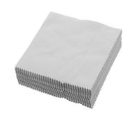 Beaupretty 100 piezas Paños de Microfibra Ultra Fina para Limpieza de Gafas y Pantallas Toallitas Suaves Antirrayas Multiuso para Lentes Smartphones y Monitores Color Gris