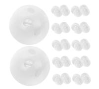 Beaupretty 100 piezas Unidades Inserciones de Bolas para Reparación de Muñecos y Juguetes de Peluche Accesorios Plásticos Resistentes para Crear Atractivos Proyectos DIY Familiares