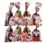 Beaupretty 100 Unidades Bolsas de Dulces para Halloween con Diseño de Bruja y Calavera, Material Opp Resistente que No se Deforma Fácilmente, Ideales para Fiestas y Regalos