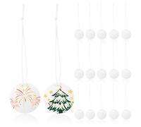 Beaupretty 100 Unidades Etiquetas de Precio en Blanco y Aptas para Negocios con Cuerda Elástica Papel Resistente Ideales para Etiquetado Manual para Joyería y Pequeños Objetos