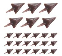 Beaupretty 100 Unidades Insertos Realistas de Picos de Plástico para Pollitos, Accesorios para Peluches Tacto Realista y Diseño DIY para Manualidades y Decoración en Casa