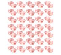 Beaupretty 100 Unidades Moldes para Muffins de Papel Diseño Único y Colores Rojo y Blanco, Resistentes a Altas Temperaturas y No se Deforman, Ideales para Hornear Cupcakes en Casa