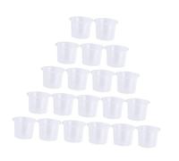 Beaupretty 1000 Piezas Taza De Pigmento Para Tazas De Pigmento De Tapas De Tinta Vasos De Plástico Para Pigmentos Tazas De Tinta Contenedor De Tinta Transparent El Plastico