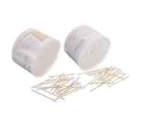 Beaupretty 1000 Unidades Algodón de Doble Punta Cabeza Redonda y Espiral para Oídos y Aplicadores de Maquillaje para Limpieza Facial y Cuidado Personal