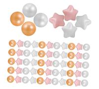 Beaupretty 100Piezas Bolas para Plástico Coloridas y para Piscinas de Bolas para Actividades Infantiles y Decoración Interiores y Exteriores