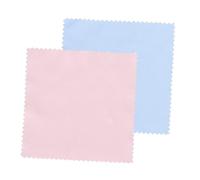 Beaupretty 100piezas Paños De Microfibra Para Limpieza Suaves Sin Pelusa Para Gafas y Lentes Cámaras Móviles Uso Diario Rosa Azul