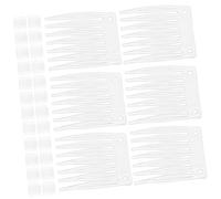 Beaupretty 100piezas Unidades Clips Para Gorros De Peluca Plásticos Duraderos Accesorios Prácticos Para Fijar Peluca Color Dientes Para Uso Diario y Eventos De Tocados De Pelo