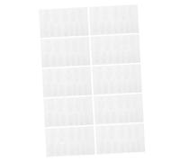 Beaupretty 10hojas Molde De Película De Silicona Para Uñas Francesas Láminas Extendidas Para Manicura Francesa Lámina Auxiliar De Silicona Para Extensiones Salones De