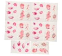 Beaupretty 10hojas Pegatinas de Tatuajes de Cicatrices Pegatina de Cicatriz Sangrienta Accesorios de Simulación de Heridas para Decoraciones de Maquillaje de Halloween Fiesta de Zombies