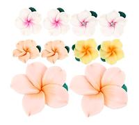 Beaupretty 10piezas Adornos De Flores De Arcilla Polimérica Para Accesorios De Cabeza Para Peinados Antiguos y Manualidades Decorativas