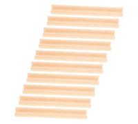 Beaupretty 10piezas Bases De Madera para Dominó con Diseño Inclinado Soportes Estables para Fichas y Letras Accesorios DIY para Aprendizaje del Alfabeto