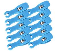 Beaupretty 10piezas Clips De Piercing Antideslizantes Para Orejas Herramientas Desechables Para Perforación y Otras Áreas Clips De Fijación Redondos Accesorios De Perforación Estériles