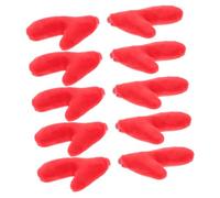 Beaupretty 10piezas Cuernos De Dragón De Tela Para Accesorios De Cabello Suave y Práctico Material Para Creación De Diademas Cuernos De Dragón Chino Para Decoración De Peinados
