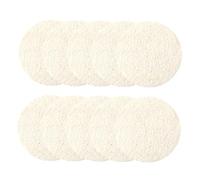 Beaupretty 10piezas Esponjas Exfoliantes Faciales De Lufa Desmaquillantes y Limpiadores Faciales Suaves y Naturales Para Ducha y Spa