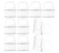 Beaupretty 10piezas Unidades Mango Transparente para Estores Enrollables con Varilla de Resistentes y Fáciles de Instalar para Ventanas y Persianas