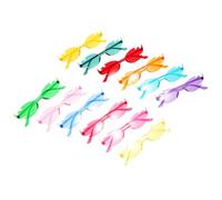 Beaupretty 12 Pares Gafas de Sol Gafas de Fiesta Coloridas Adultos Eventos y Noches de Diversión