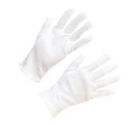 Beaupretty 12 Pares Guantes de Algodón Blancos Protectores para Trabajo Industrial y Manual, Barrera Antideslizante y Gran Comodidad para Manipulación de Joyas