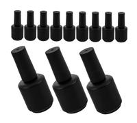Beaupretty 12 Piezas Botellas para Esmalte de Uñas con Pincel Recargables y Prueba de Fugas Mini Contenedores Mate para Mezcla y Almacenaje DIY para Salón y Viaje