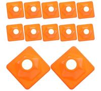 Beaupretty 12 Piezas Cono de Entrenamiento de Agilidad, PE Naranja | Ligero y Flexible, Parte Superior Ensanchada, Resistente la Deformación, para Ejercicios en Interiores y Exterior