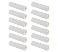 Beaupretty 12 Piezas Cubierta de Vela para Portalámparas E14 de PVC, Funda Antigoteo para Base de Lámpara Colgante, Adecuado para Áreas de Comedor y Estilo Elegante