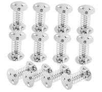 Beaupretty 12 Piezas Muelles Oscilantes Base Adhesiva Accesorios Manualidades DIY para Muñecas Juguetes Decorativos Resistentes Hierro