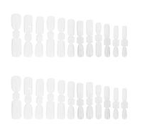 Beaupretty 120 Uñas Postizas Curvas Uñas Largas Y Postizas De Plástico Transparente Extensiones De Puntas De Manicura Transparentes