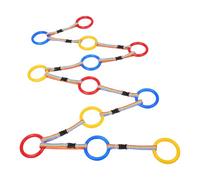 Beaupretty 12piezas Cuerda de Seguridad para Aros Rojo Azul y Amarillo Correa Antipérdida para Preescolar Arnés para Bebés para Control de Grupos Actividades al Aire