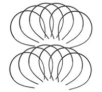 Beaupretty 12piezas Diademas De Plástico Para Mujer Diademas Sencillas Antideslizantes Con Dientes Diseño Diy Para Manualidades y Accesorios De Fiesta