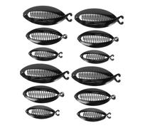 Beaupretty 12piezas Horquillas Tipo Banana Cabello Pinzas para Coletas para Mujer Accesorios para Peinetas para Uso Diario el Hogar o Salón