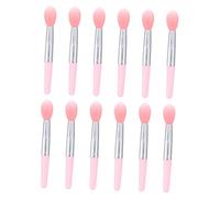 Beaupretty 12piezas Pincel De Silicona Para Labios Forma De Máscara De Labios Aplicador De Lápiz Labial Set y