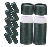 Beaupretty 12piezas Varillas De Incienso De Té Caja Kraft Tubo De Embalaje Cilíndrico Para Perfume Caja Redonda De Cartón Para Almacenamiento De Cocina