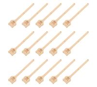 Beaupretty 15 Mangos de Abanico de Bambú Nan Zhu Estilo Chino 16 Cm para Abanicos de Mano Artesanales Palitos de Madera para Manualidades Papel Tradicionales