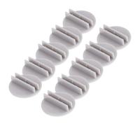 Beaupretty 15 Piezas Soporte para Tarjetas de Escritorio Blanco de Plástico Diseño Simple y Estable para Organizar y Exhibir Tarjetas en Negocios y Aulas Color Aleatorio