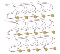 Beaupretty 15 piezas Unidades Disco Piezoeléctrico para Guitarra y Batería Parche Adhesivo con Cable de Captador Contacto para Micrófono y Acústica Instrumentos Musicales