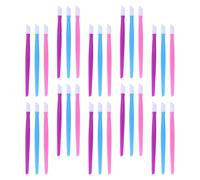 Beaupretty 150 Piezas Palitos para Manicura Empujador de Cutículas de Plástico 150 Piezas Colores Rosa Azul y Púrpura Herramienta para Cuidado y Decoración de Uñas Profesional para Salón y